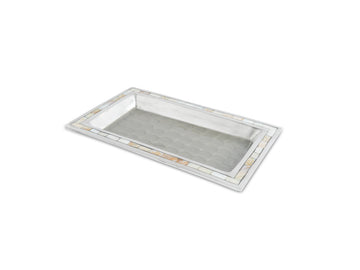 Classic 12" Vanity Tray Platinum